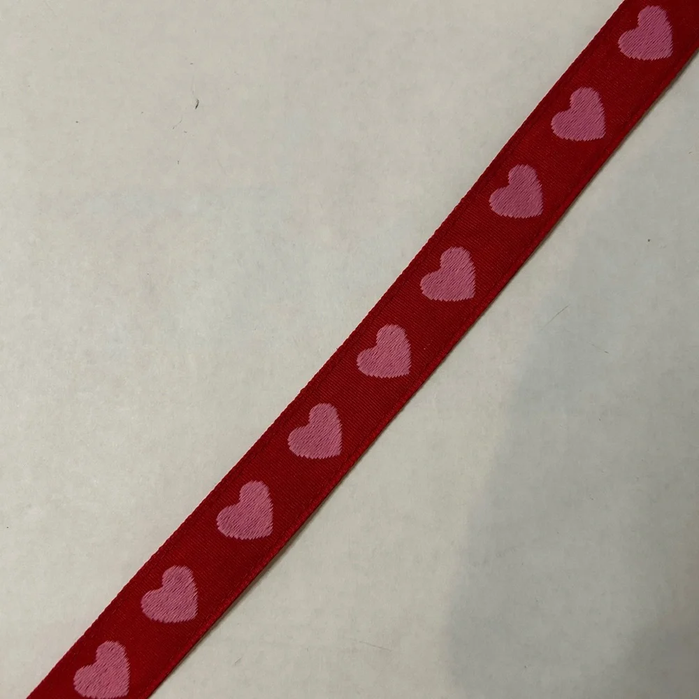 GAP Kids - Red and Pink Heart Patterned and Striped Reversible Belt